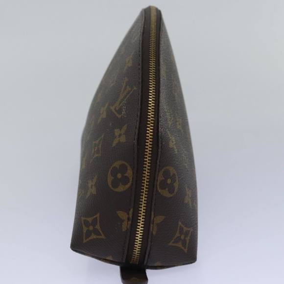 LOUIS VUITTON Monogram Trousse Demi Ronde Cosmetic Pouch M47520 LV Auth 77563 - Picture 3 of 16